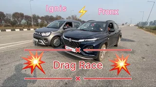 ⚡️Fronx sigma vs⚡️Ignis sigma Drag Race 💥💥