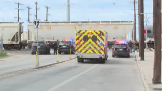 Man injured after getting hit by train on the west side