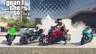 Rubo Moto *RARE* e COSTOSE Con Franklin (nel modo aggresivo.) - Gta 5 Mod Vita Da Gangster (6) #13