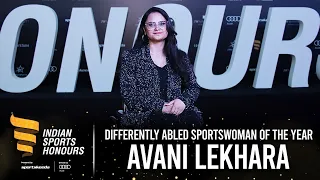 Differently Abled Sportswoman Of The Year - Avani Lekhara #ish2023 #bluerising