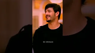 Akhil Akkineni:Mr.Majnu New Status |Love Status|Handsome Hunk|Rx_Lyricals💫 #shorts #south