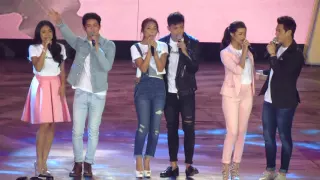 JADINE, KATHNIEL, LIZQUEN at Showtime 6th Anniv in Araneta 9.26.15