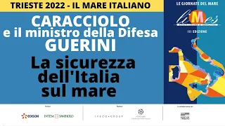 La sicurezza dell'Italia sul mare: Caracciolo dialoga con il min. della Difesa Guerini