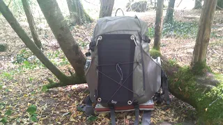 Revue de mon sac polyvalent rando/bivouac/bushcraft, 7,6kg pour 2 à 3 jours en autonomie complète.