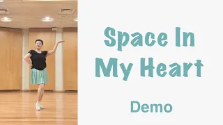 🎵 Space In My Heart Line Dance (Improver) Demo