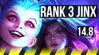 JINX & Rell vs KAI'SA & Nautilus (ADC) | Rank 3 Jinx, 6/1/3, Rank 13 | KR Challenger | 14.8