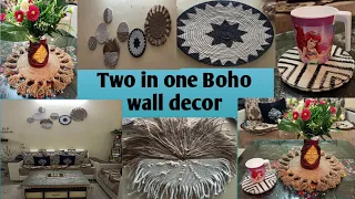 Boho wall decor/Placemats/DIY room decor idea with ropes