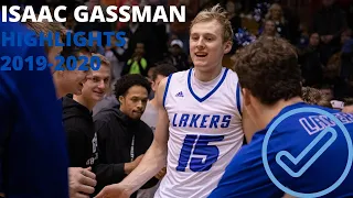 Isaac Gassman - College Basketball Season Highlights 2019-2020