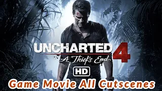 PS4 Uncharted 4 - Game Movie All Cutscenes - HD 1080p