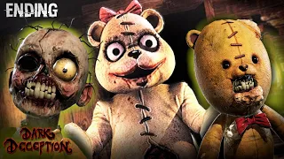 Mama Bear & her Trigger Teddies are Hunting Us || Dark Deception Chapter 4 #3 (Playthrough ENDING)