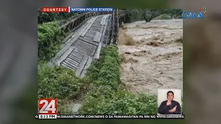 24 Oras: Anim na tulay, isinara muna dahil sa pagbaha