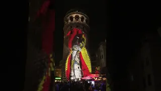 Whatsapp video of the day: Galata tower, Istanbul, Turkey  Lighting effect