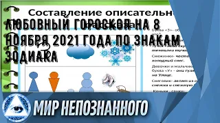 Любовный гороскоп на 8 ноября 2021 года по знакам зодиака