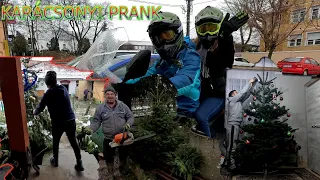 ANYUT MEG PRANKELTÜK A 🎄KARÁCSONYFÁVAL🎄 - Ki Dobta Az Udvara !