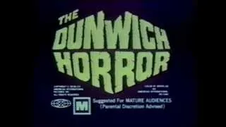 The Dunwich Horror 1970 TV trailer