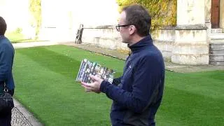 Our guide telling us the history of King's College Chapel