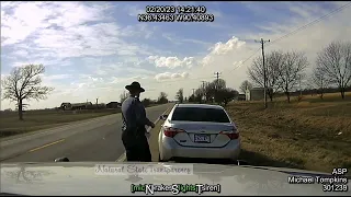 Traffic Stop US-62 McDougal Clay County Arkansas State Police Troop C, Traffic Series Ep. 228