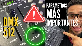 SPEED Y FADE TIME COMO USAR ESTOS PARAMETROS DE CONTROL EN DMX 512