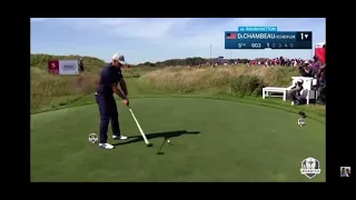 Bryson Smashes 417 Yard drive at Ryder Cup