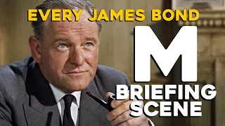 James Bond 007 | EVERY "M" SCENE COMPILATION