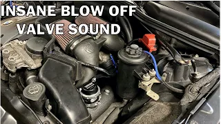 BMW e60 n54 Charge Pipe and Blow Off Valve install