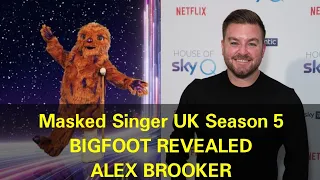 Masked Singer UK Season 5 - Bigfoot Revealed - Alex Brooker