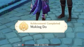 Only 1% traveler can get this Stupid Making Do Achievement!! Genshin impact