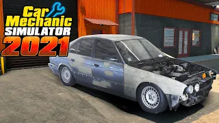 Прохождение - Car Mechanic Simulator 2021 - Реставрация Убитой БМВ #22