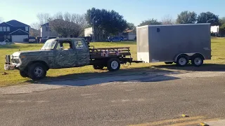 Can A Vintage Ford Tow 8500 Pounds?? 1974 Ford F-250 4.9 300 I6. Rambo Towing Capacity Test