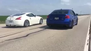 2016 Subaru WRX vs 370z Dig