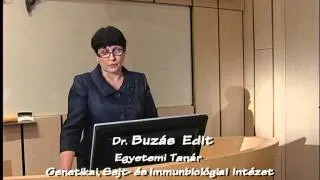 Huzella Tivadar emlékelőadás 2011: Dr. Buzás Edit 2011 /1/