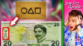 SQUID GAME DETAIL ON TURKISH LIRA! (Hidden Meanings of Symbols)