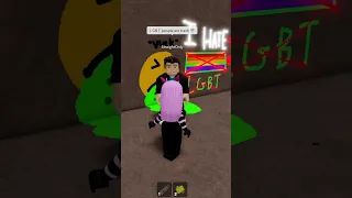 He hates LGBT 🏳️‍🌈😢 #robloxshorts