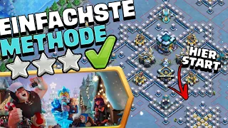 Einfache 3 Sterne bei der Clashweihnachten Herausforderung in Clash of Clans