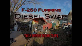 F-250 Fummins Diesel Swap! | Part 1 | Cummins Swap
