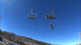 Lift Evacuation Training on a Highspeed Quad! #BrianHeadSkiPatrol #BrianHeadResort #LoveMyJob #SkiUT