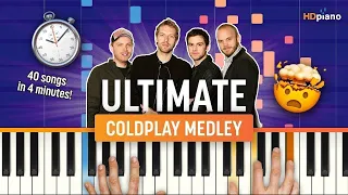 40 Coldplay Riffs in 4 minutes! (Piano Medley) 🎹