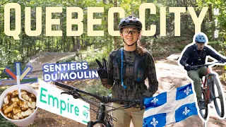 Two Intermediate Riders Tour Quebec City's MTB Destinations | Sentiers Du Moulin | Empire 47