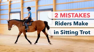 2 Sitting Trot Mistakes that Riders Make (+ 2 Fixes)