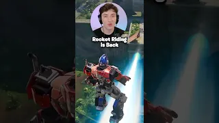 Rocket Riding is BACK in Fortnite...