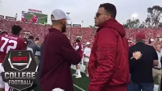 Blake Griffin watches Oklahoma football from sidelines at Rose Bowl | ESPN