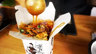 Fried noodles with chicken | As from the Asian only in good