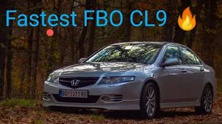 255hp k24 Honda Accord cl9 100-200kmh acceleration 13.75sec ! разгон 100-200