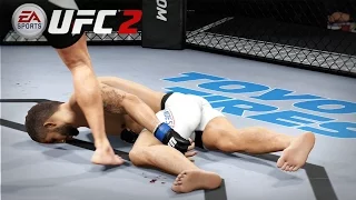 EA Sports UFC 2 - Knockout Mode Gameplay - Connor Mcgreggor Vs Chad Mendes