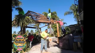 Tiki Hut Rethatching Project