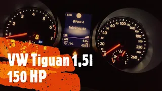 VW Tiguan 1,5 Test Autobahn