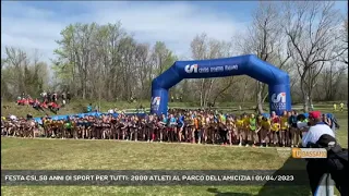 FESTA CSI, 50 ANNI DI SPORT PER TUTTI: 2000 ATLETI AL PARCO DELL'AMICIZIA | 01/04/2023