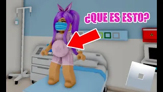 ME EMBARAZE Y TUVE UN BEBE EN ROBLOX Y FUE MUY RARO MAPLE HOSPITAL BABY BUMP ROBLOX #roleplayroblox