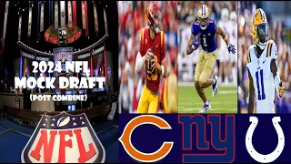 2024 NFL MOCK DRAFT 1.0 (POST COMBINE - NO TRADES)