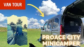 🚐 VAN TOUR Minicamper ❗ NO NOS FALTA DE NADA | Proace City Verso | Rifter | Berlingo | Combo Life